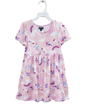 Peach Unicorn Summer Frock