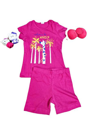 Pinky Pink Set Shirt & Shorts