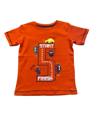 Orange Cool Club Branded T-shirt for Boys