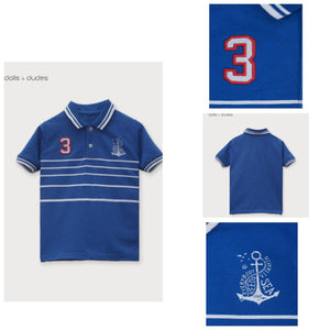 Blue Super Dude Polo for Boy