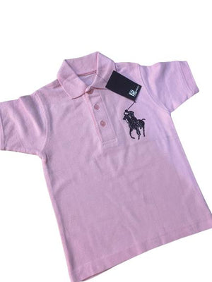 Pink Polo for Boys