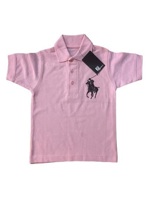 Pink Polo for Boys