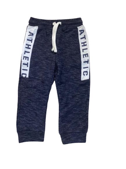 Greyish Blue Athletic Winter Terry Trouser