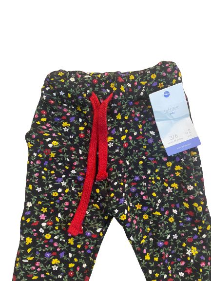 Green Floral Trouser Fleece For Girls