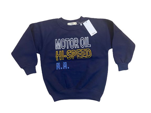 Navy Blue Fleece Sweatshirt for Boys
