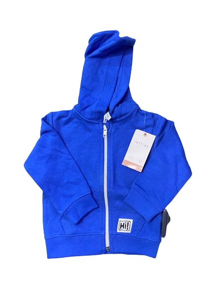 Royal Blue Lefties Baby Zipper Hoodie