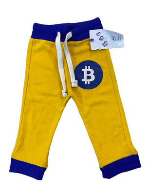 Yellow & Blue 'B' Logo Trouser