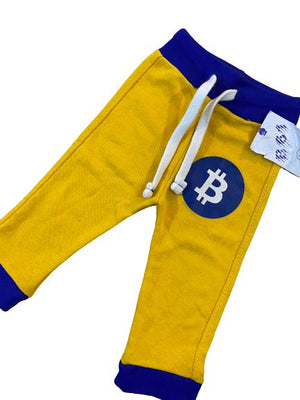 Yellow & Blue 'B' Logo Trouser