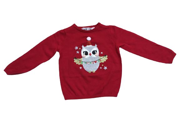Red Owl H&M Sweater for Baby Girls