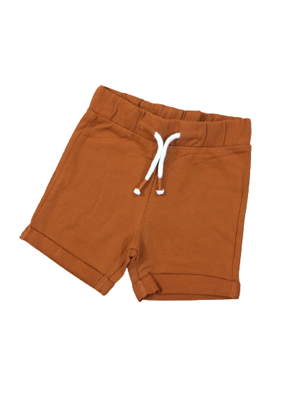 Brown Folded Bottom Short