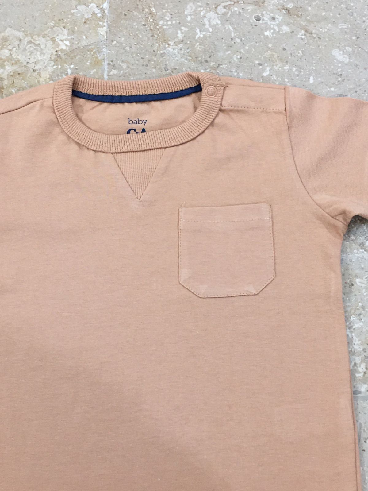 Mustard Plain T-Shirt For Kids