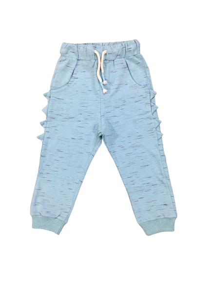 Sky Blue with Black texture trouser for kids