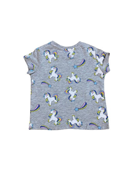 Unicorn Grey Lily & Dan Half-Sleeves Shirt