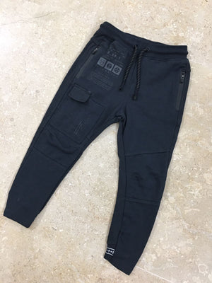 Black Zip Trouser for Boys Slim Fit