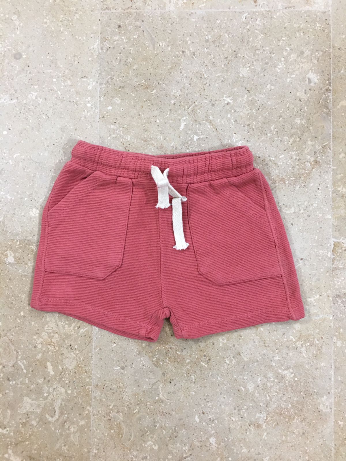 Light Red Branded Baby Boys Short