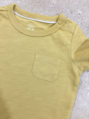 Mustard C&A Branded T-shirt for Baby Boys