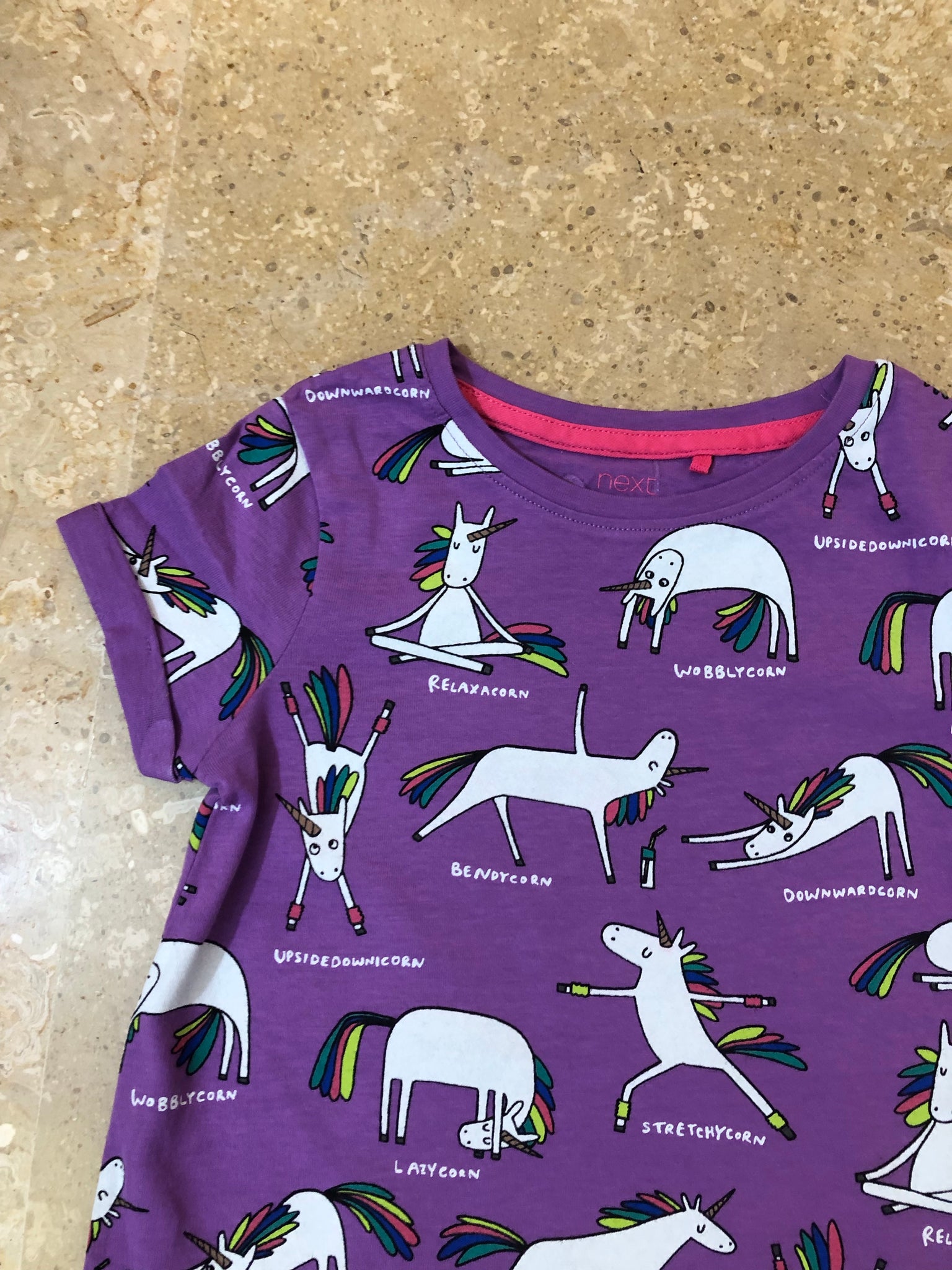 NEXT Branded Purple Unicorn T-shirt