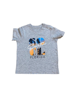 Grey Florida Beach T-Shirt