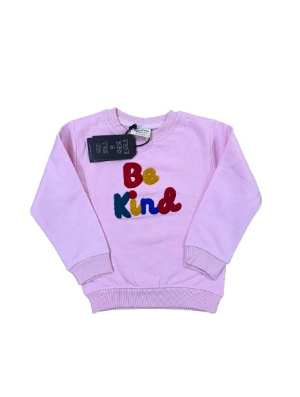 Pink warm fleece sweatshirt for Kids
