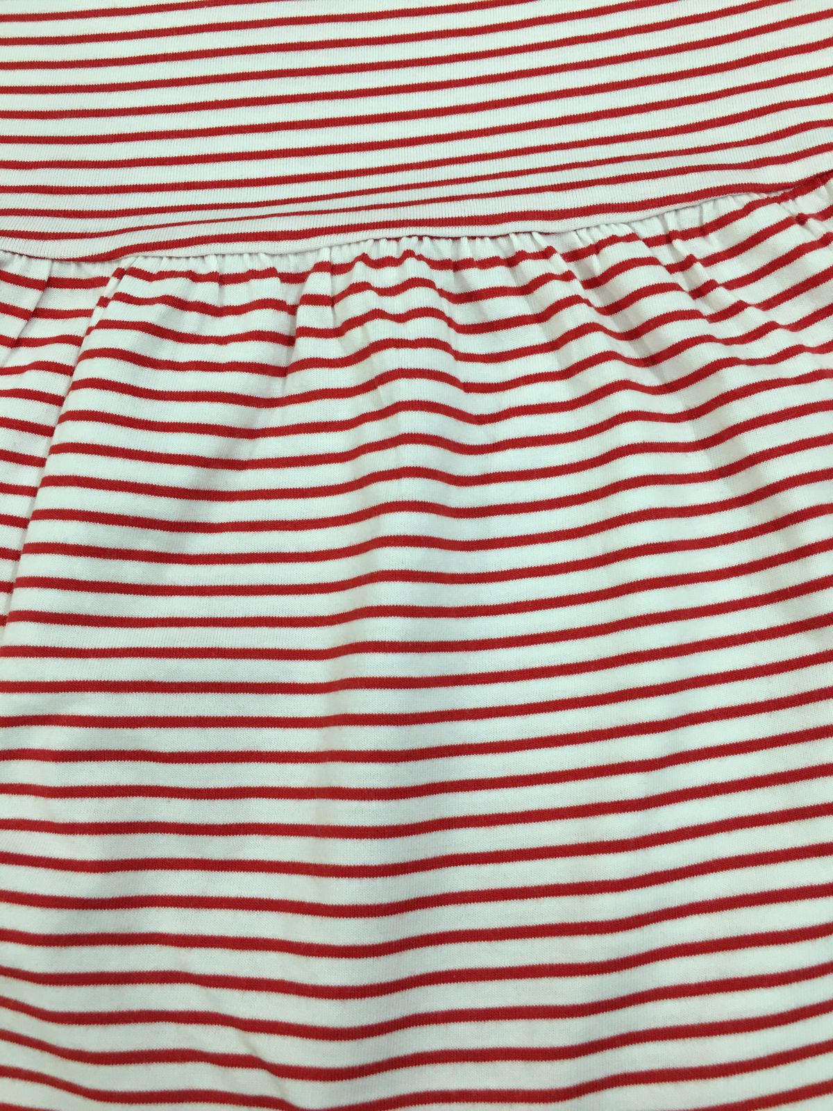 White Red Stripe Frock